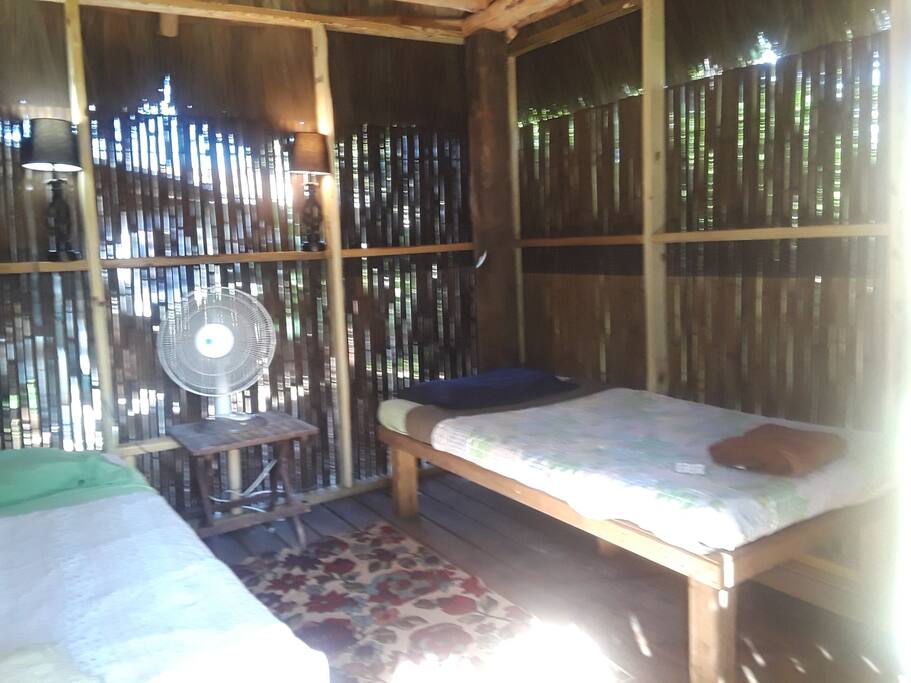 Two single beds
