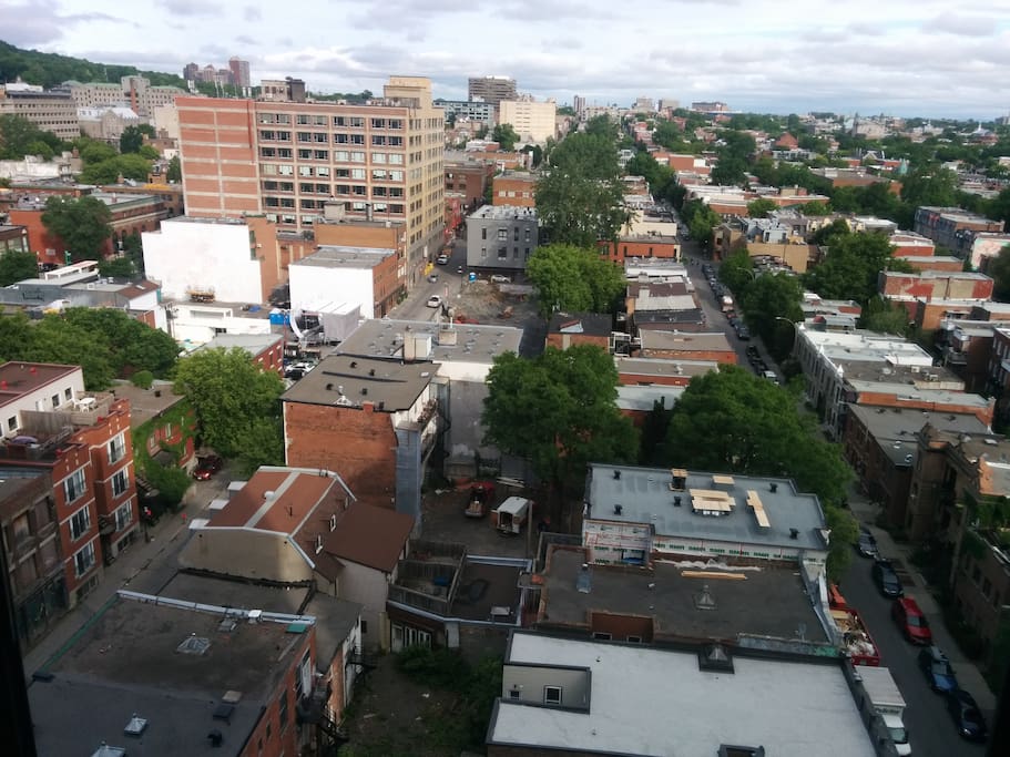View from apartment window
