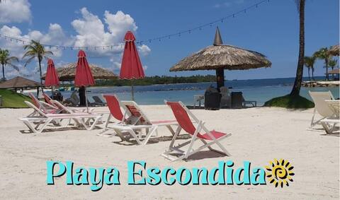Playa Escondida, perfect  for us !!
