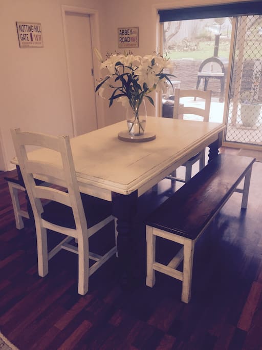 Large eat in kitchen/dining room.