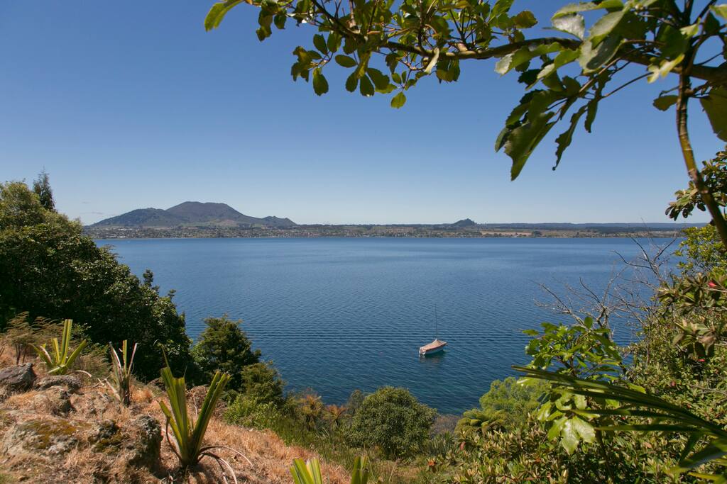 Views to town and Mt Tauhara