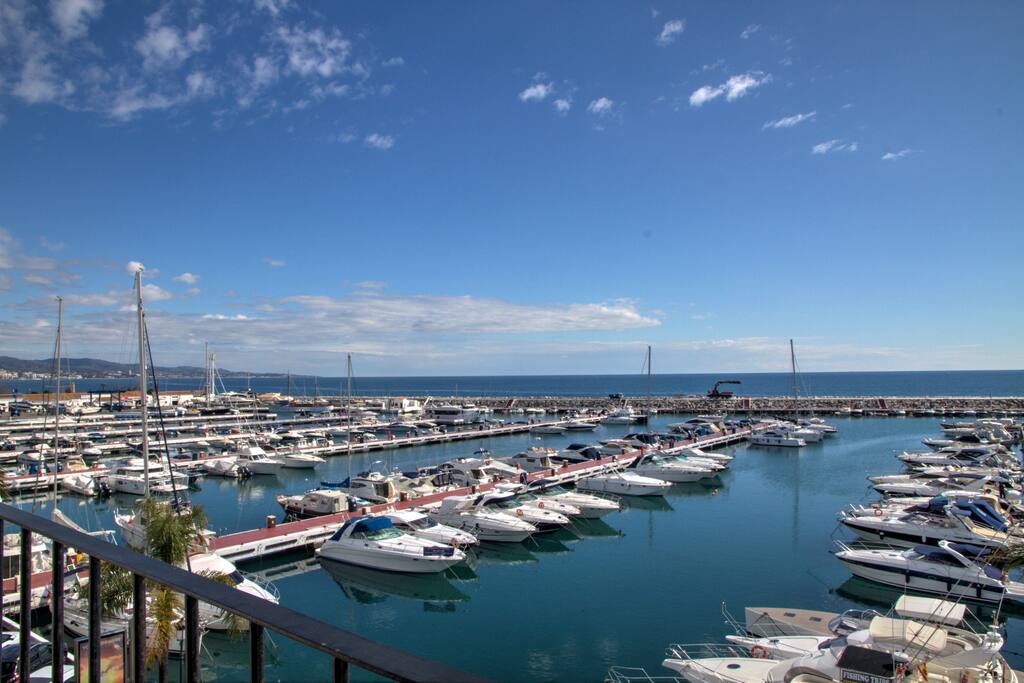Beautiful views from the bedroom terrace