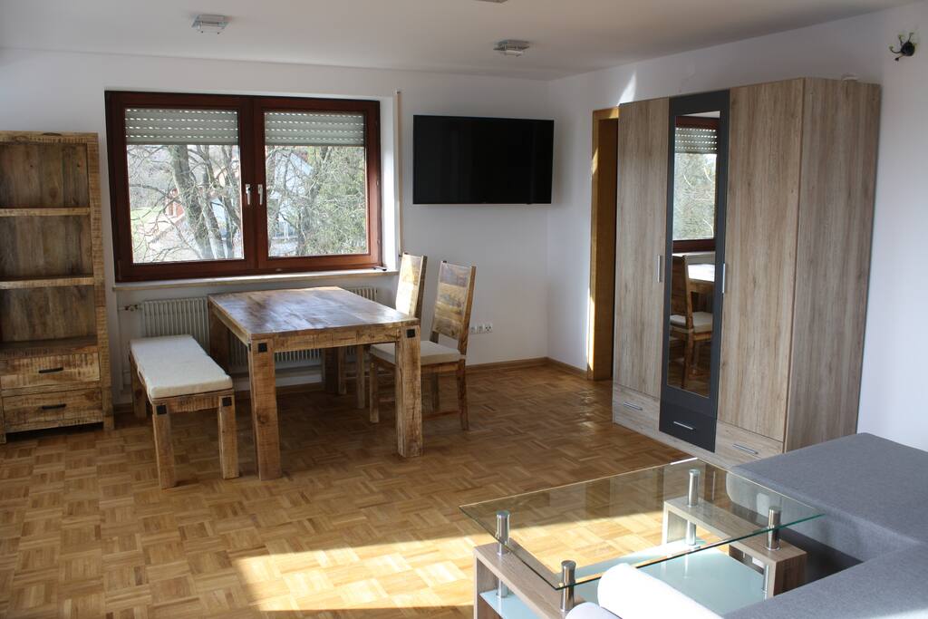 Wohn-und Schlafzimmer