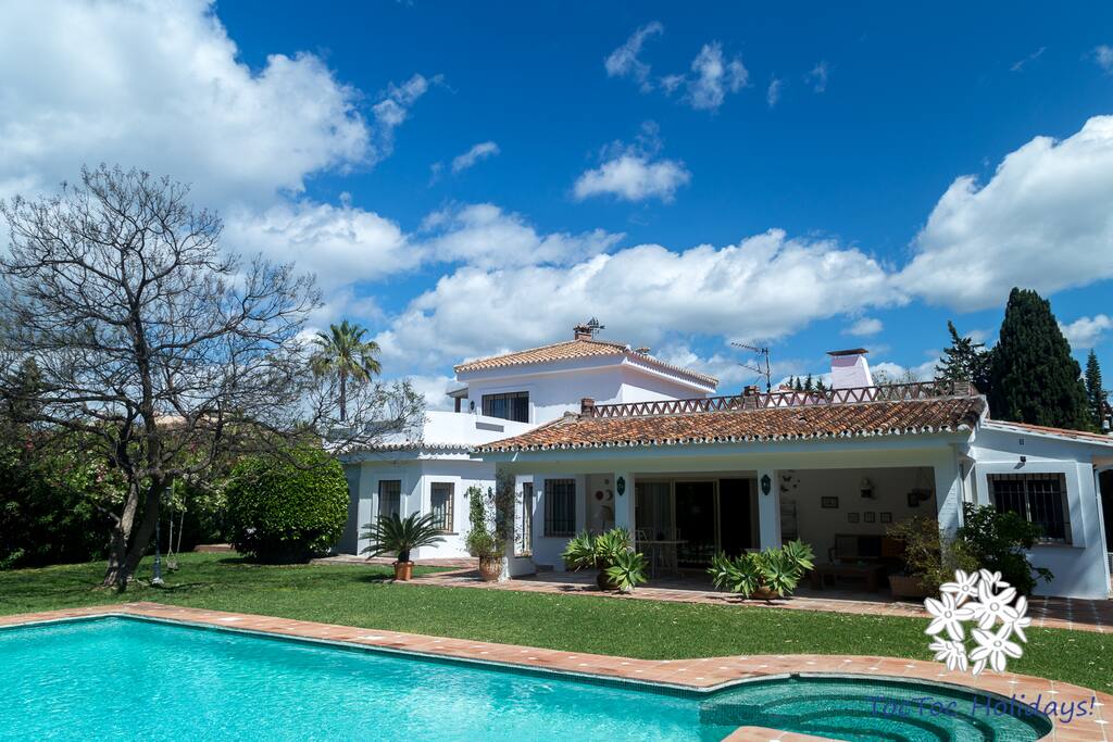 Vista de la casa