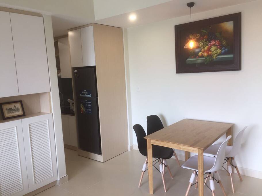 Kitchen and dining area