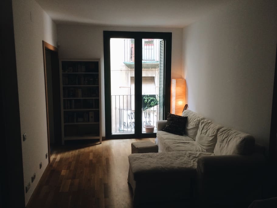 Living room with Balcony