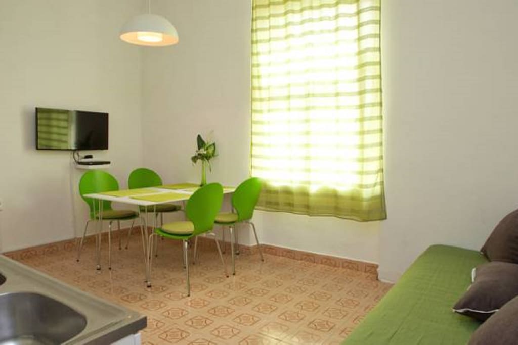 Modern dining area