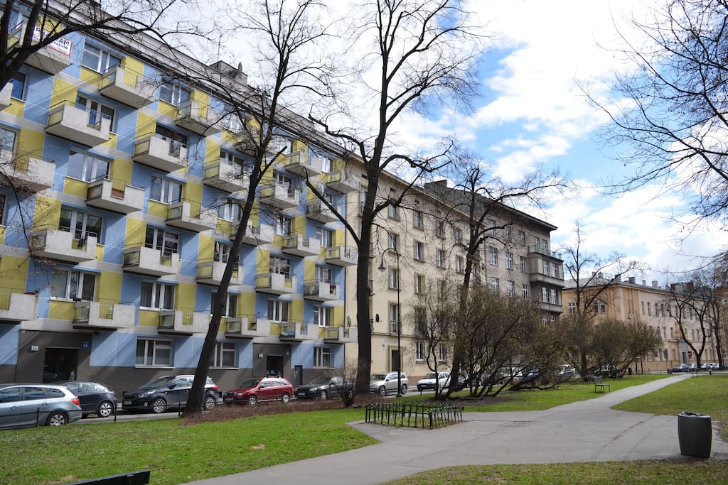 Modernist architecture block (built 1959-61)