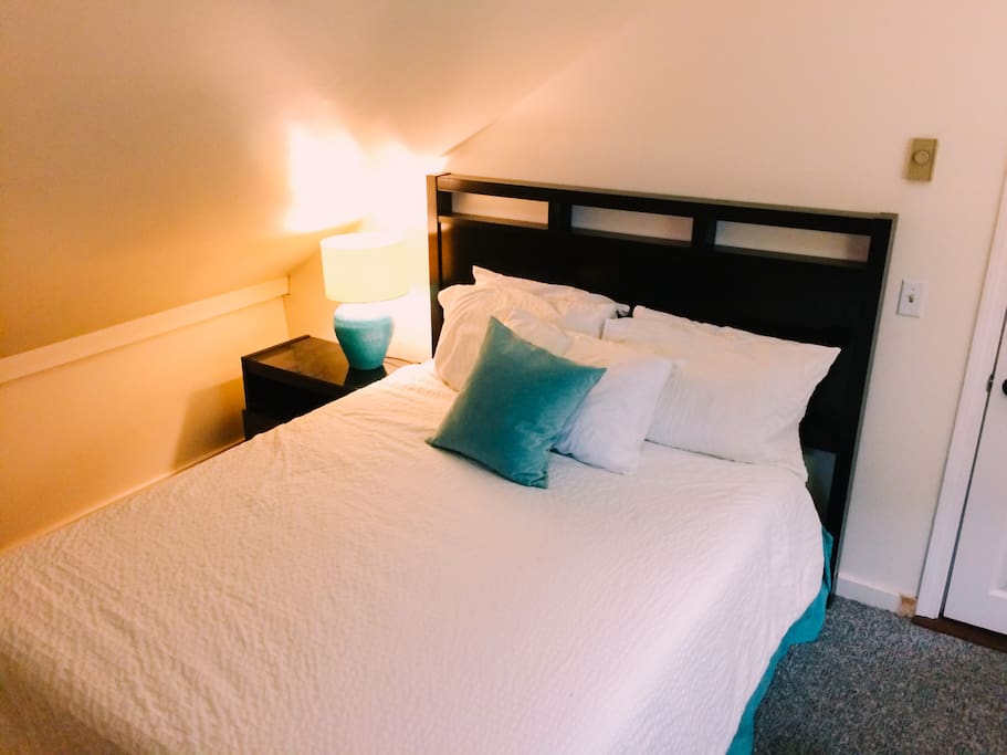 Comfy and clean bedroom!