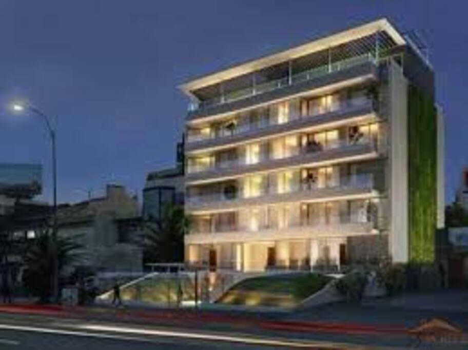 Waterfront building