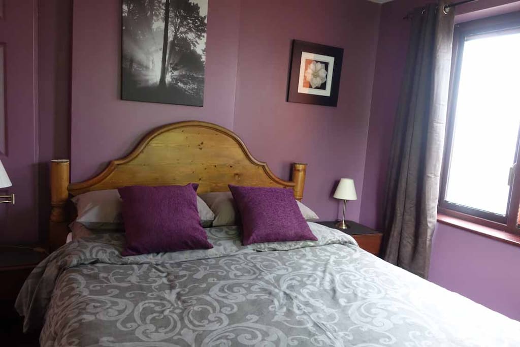 Comfy king-size bed