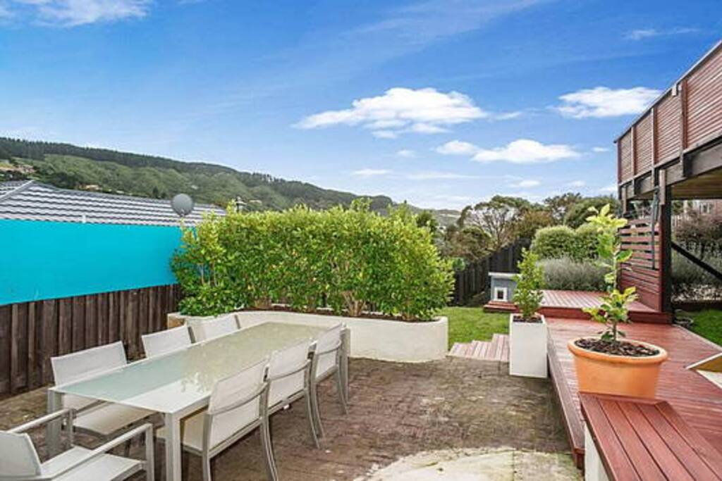 Outdoor furniture.