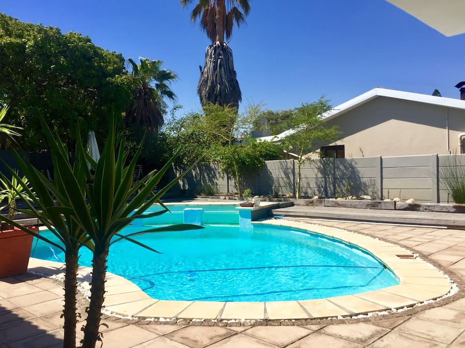 Pool : our solar heater makes the pool a moderate temperature to cool off in. (Swimming towels are provided).