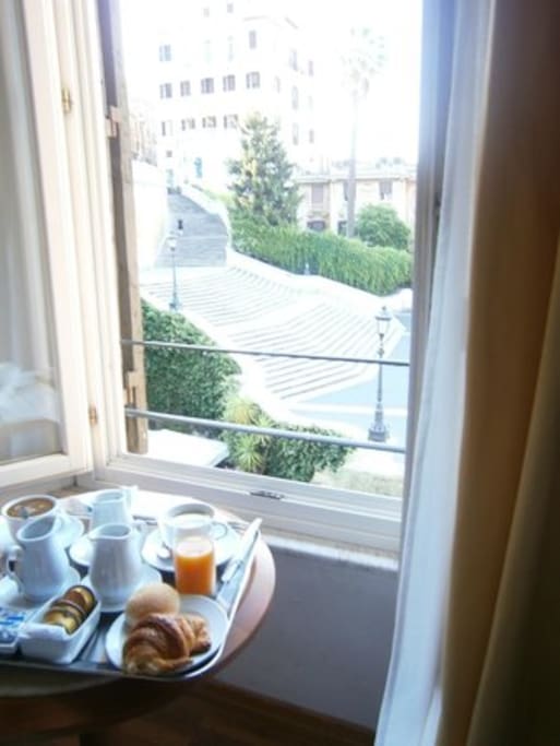 la colazione in camera