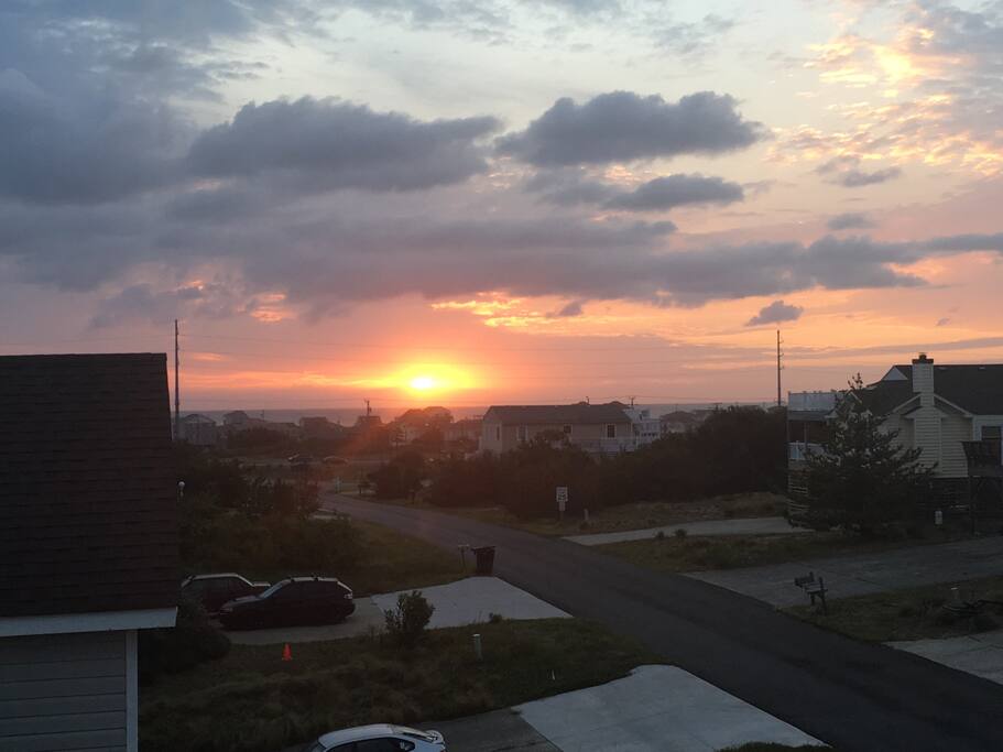 Sunrise taken by a lovely guest from the upper deck!