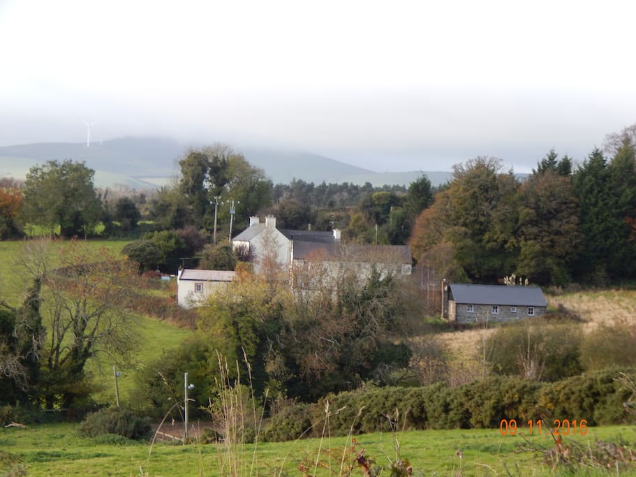 Sheepwalk House...300 year old historic house on 9 acres..cottage on right