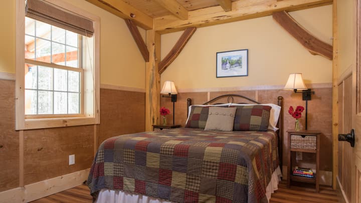 Comfy queen size bed