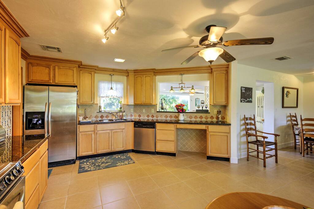 This home has over 2,000 square feet of updated interior and an open floor plan.