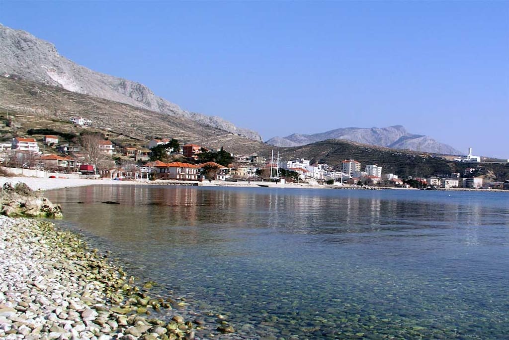 One of the surrounding beaches