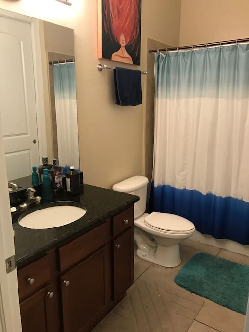 Guest bathroom (connected to your bedroom)