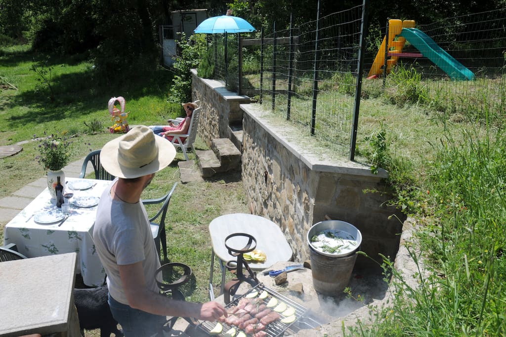 barbecuing