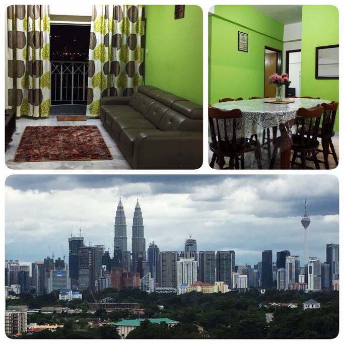 Beutiful Twin Tower and KL tower view