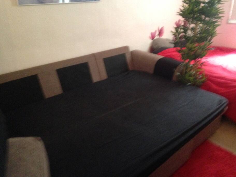 Une fois ouvert lit 2 personnes 200*140