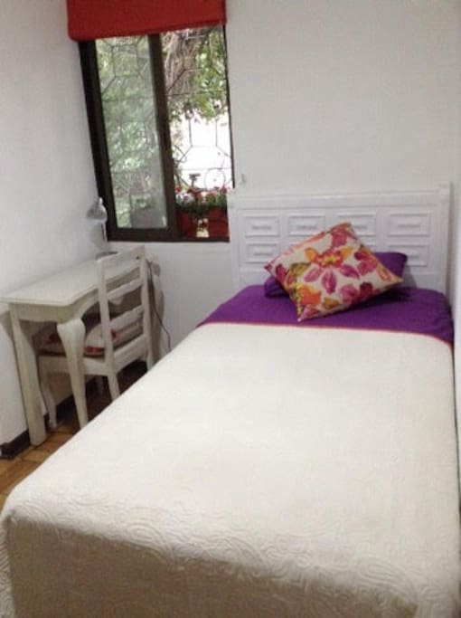 Everything in the room is new, even the bed.