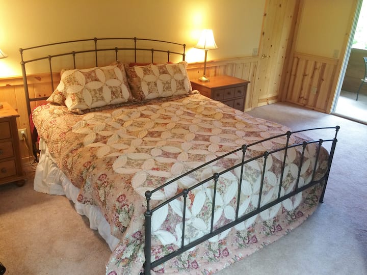 Master Bedroom with King Bed on 2nd level.