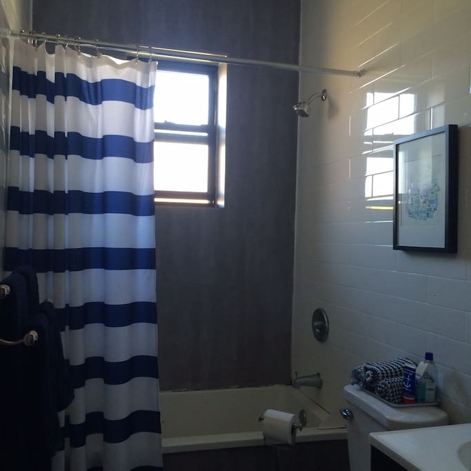 shared upstairs bath