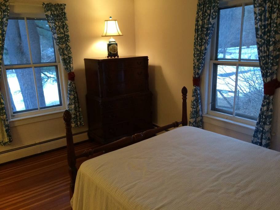 A view of the bedroom