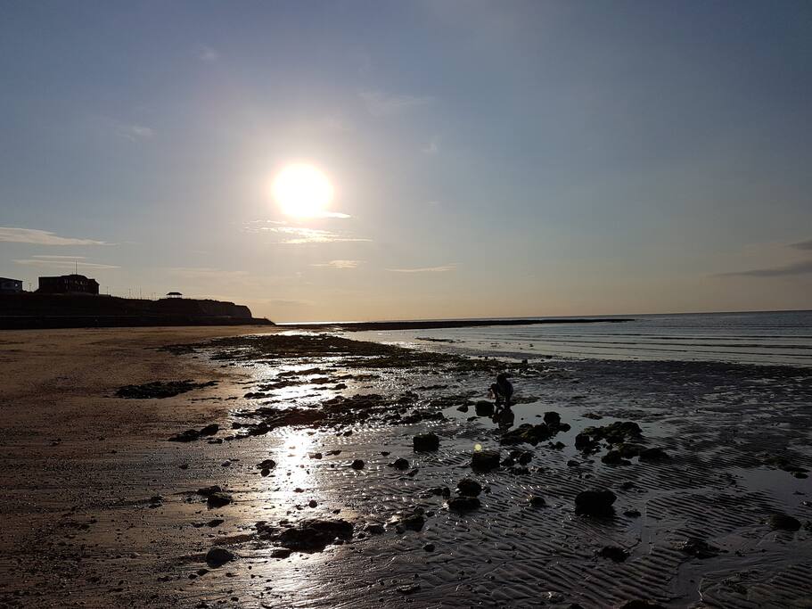 West Bay late evening Low Tide