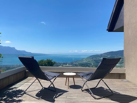 Appartement privé & equipé avec vue époustouflante