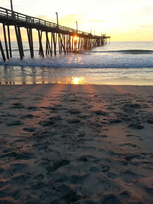 Pier at sunset