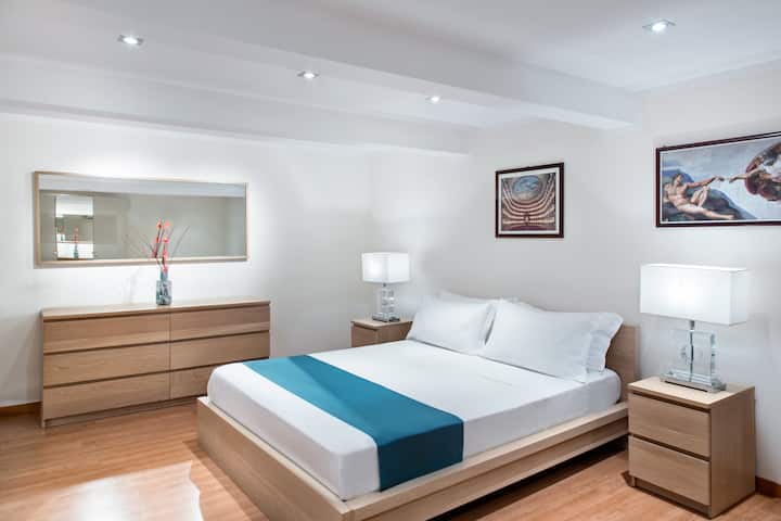 Mezzanine dopio 18 m ² - mezzanine 18 m ² me krevat dopio