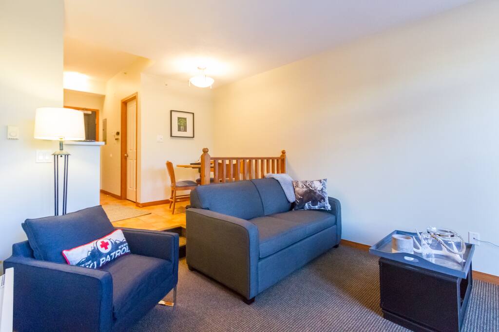 Open plan, spacious living area
