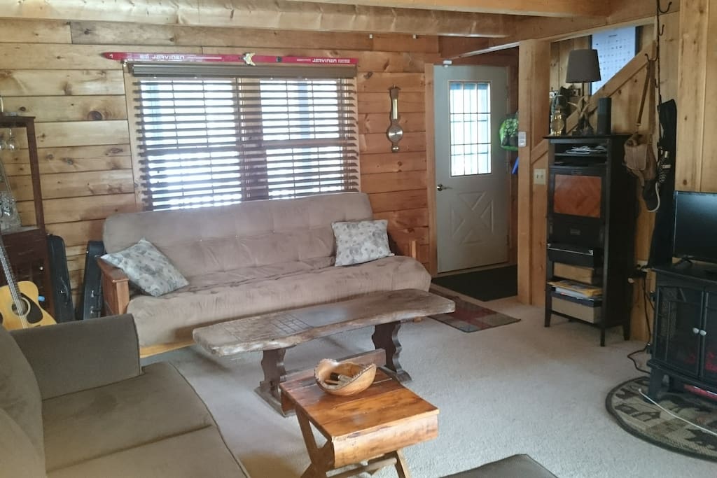 Living room with futon