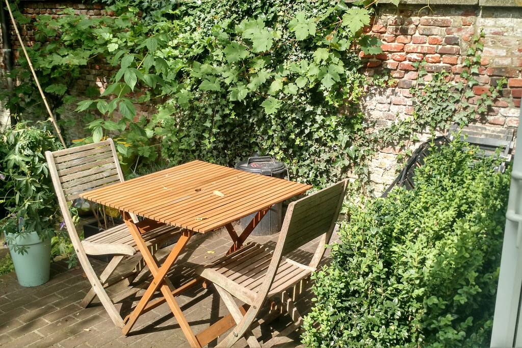 Zonnig terras