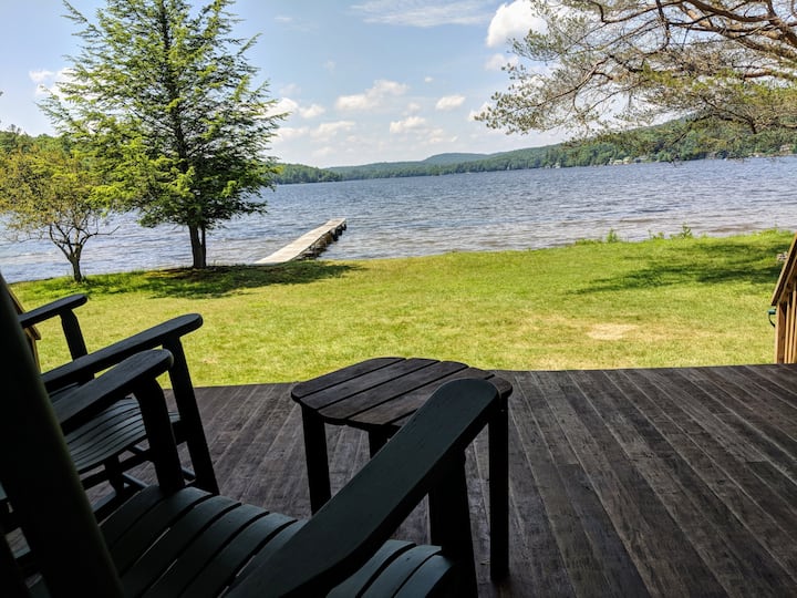 Large Lakefront Adirondack Home