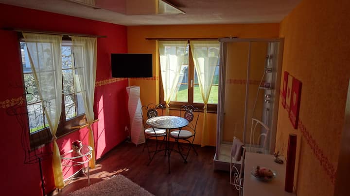 Chumba kilicho na bafu, taulo za kuogea
zinapatikana.