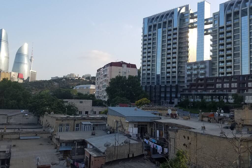 View from the balcony on Gümüş plaza