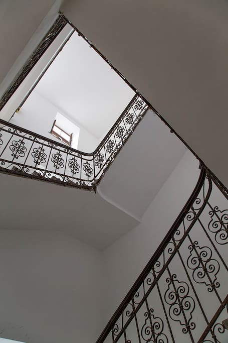 The staircase of the house.