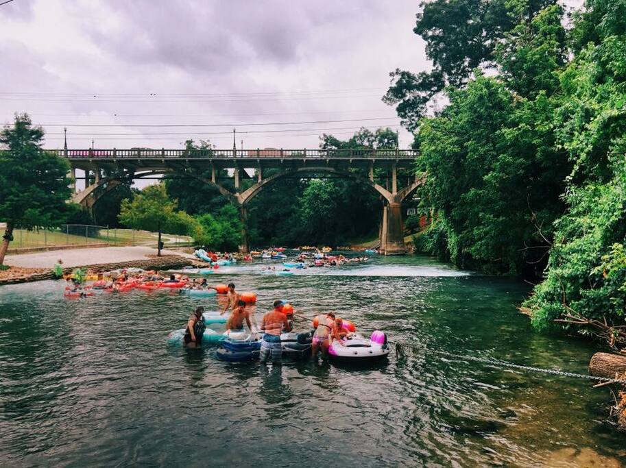 This is where you will be. Tubes included with your stay.