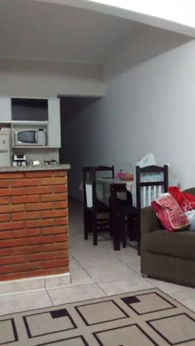 Foto sala e cozinha