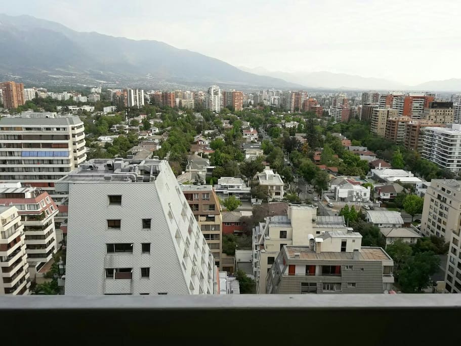 vista del balcon - piso 20