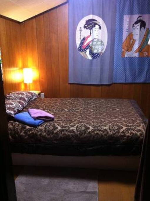 Double bed very cozy and comfy
