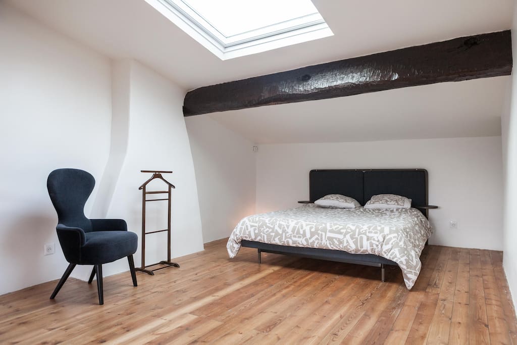 From the bedroom with view of garden