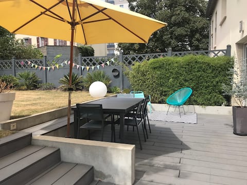 house and garden Rennes 3 bedrooms