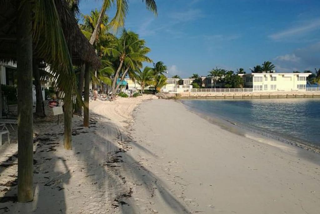 private beach