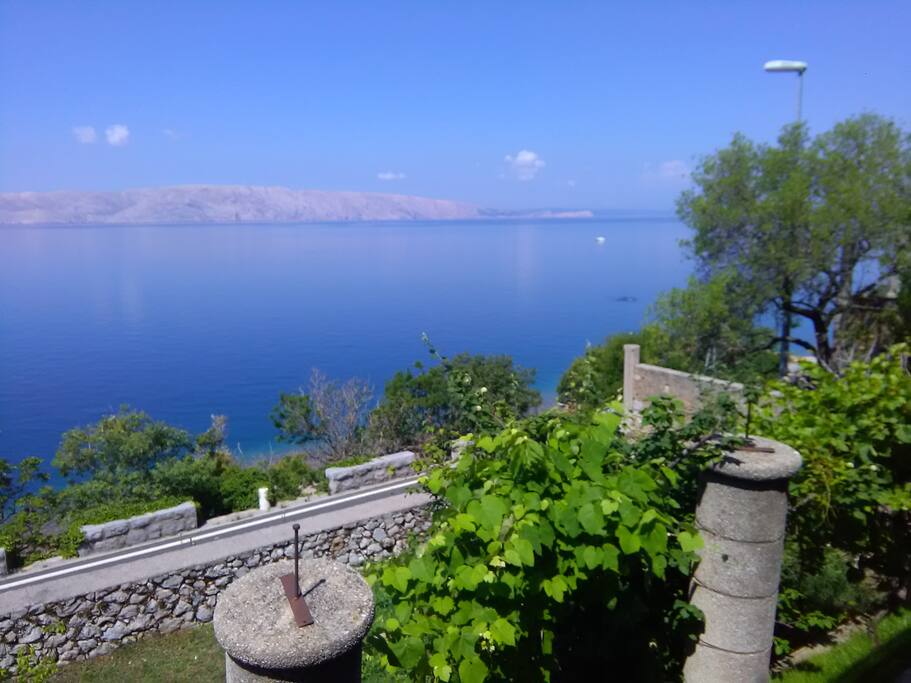 view from balcony